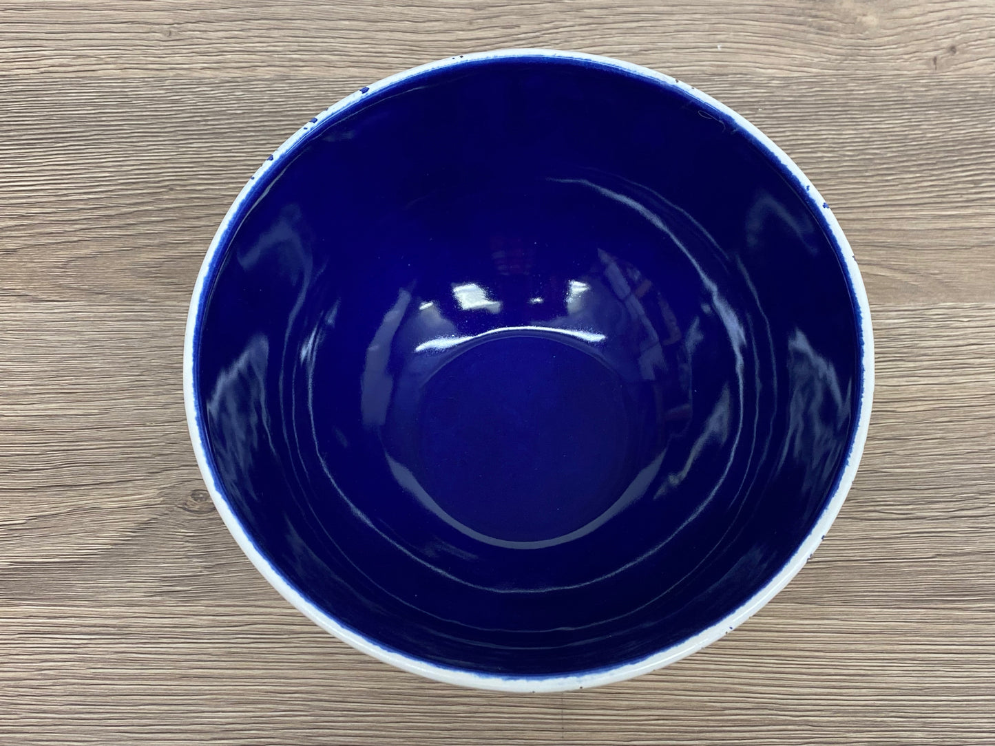 Ceramic Fruit Bowl Royal Blue