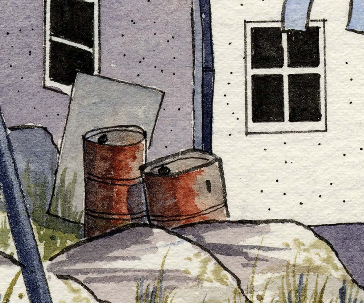 art print detail