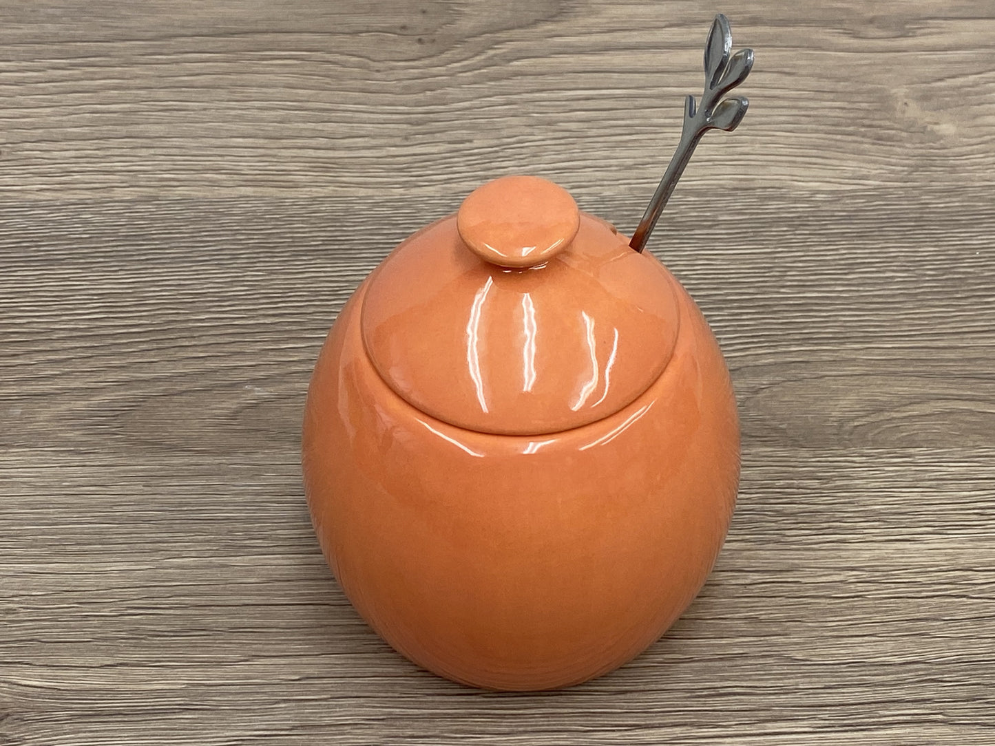Sugar Bowl Pumpkin Orange Glaze