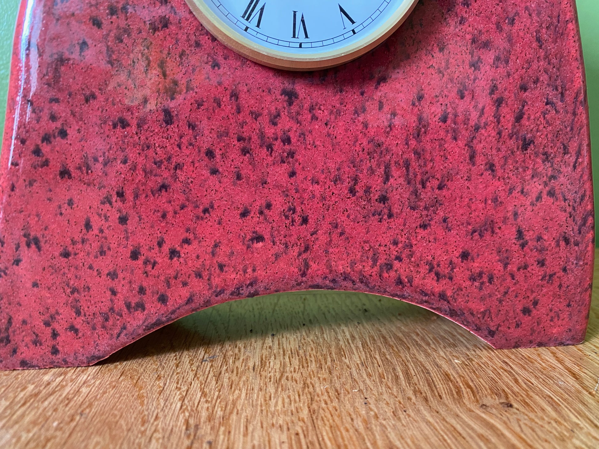 Red Speckle Glaze Detail