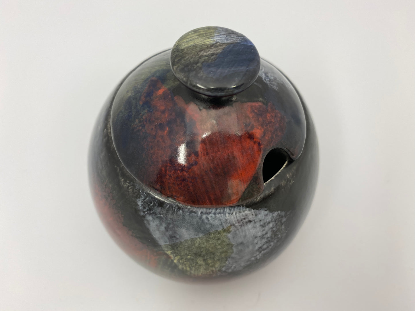 Sugar Bowl Abstract Glaze - PeterBowenArt