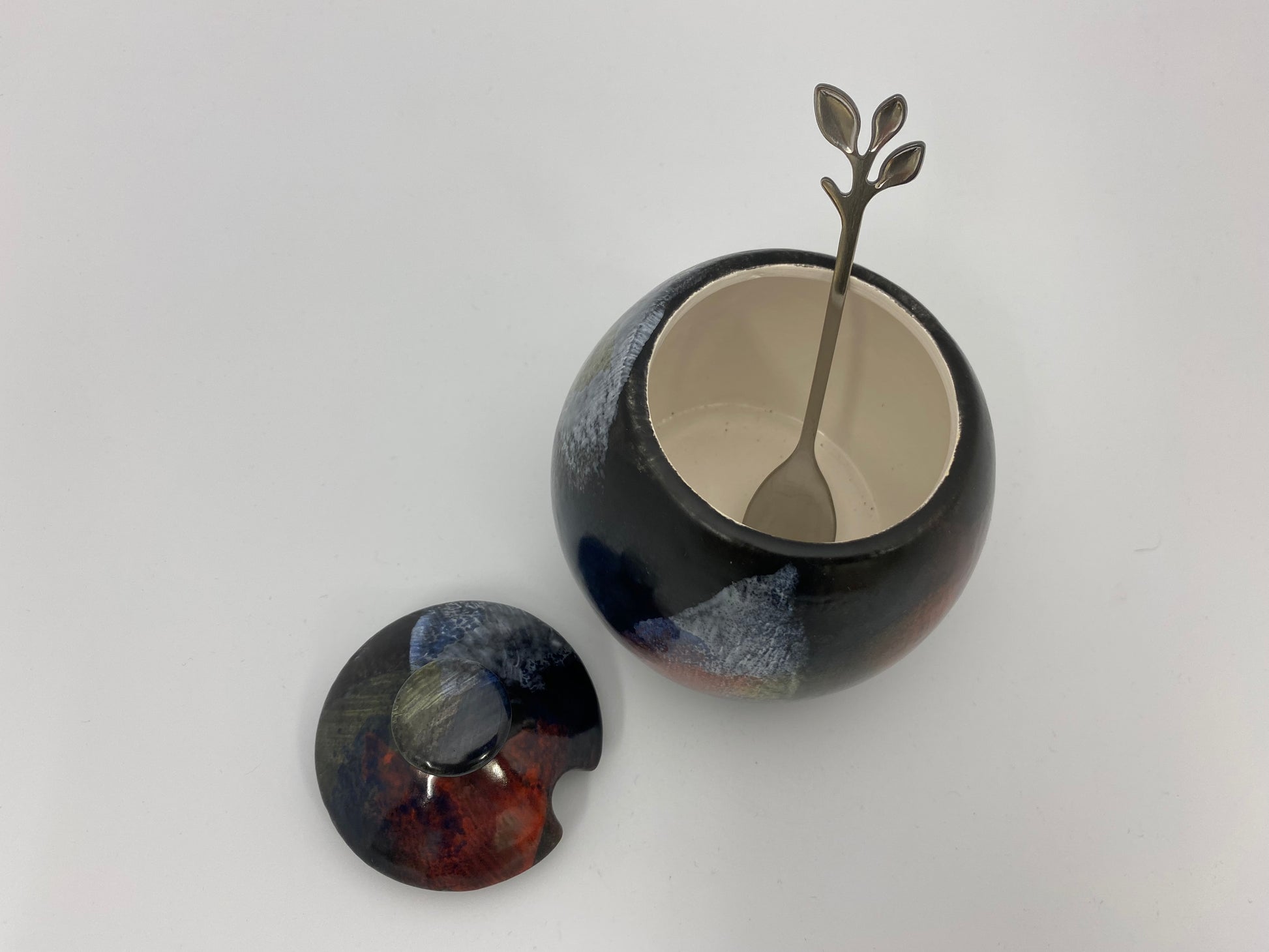 Sugar Bowl Abstract Glaze - PeterBowenArt