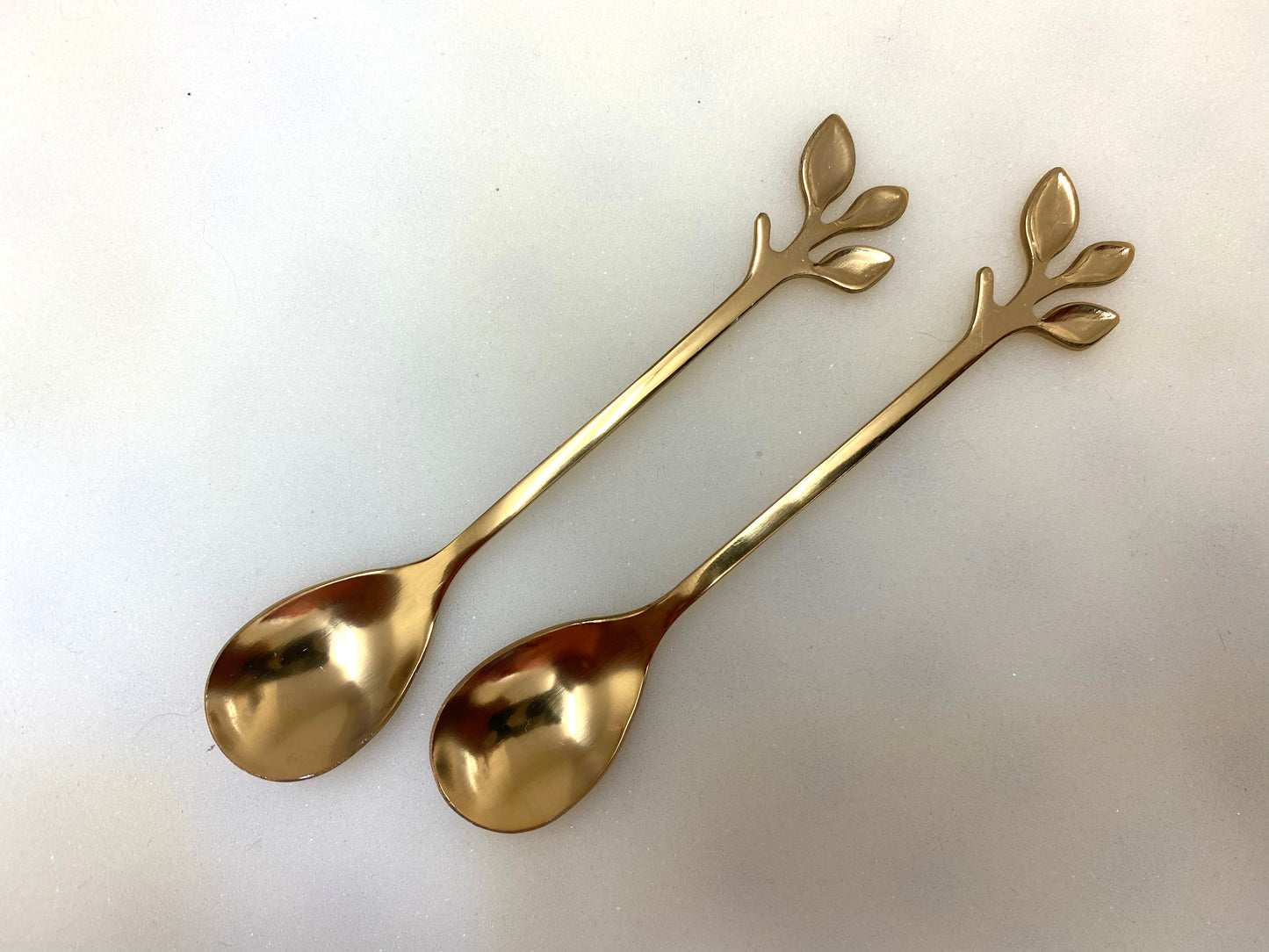 Gold Leafy Spoons - PeterBowenArt