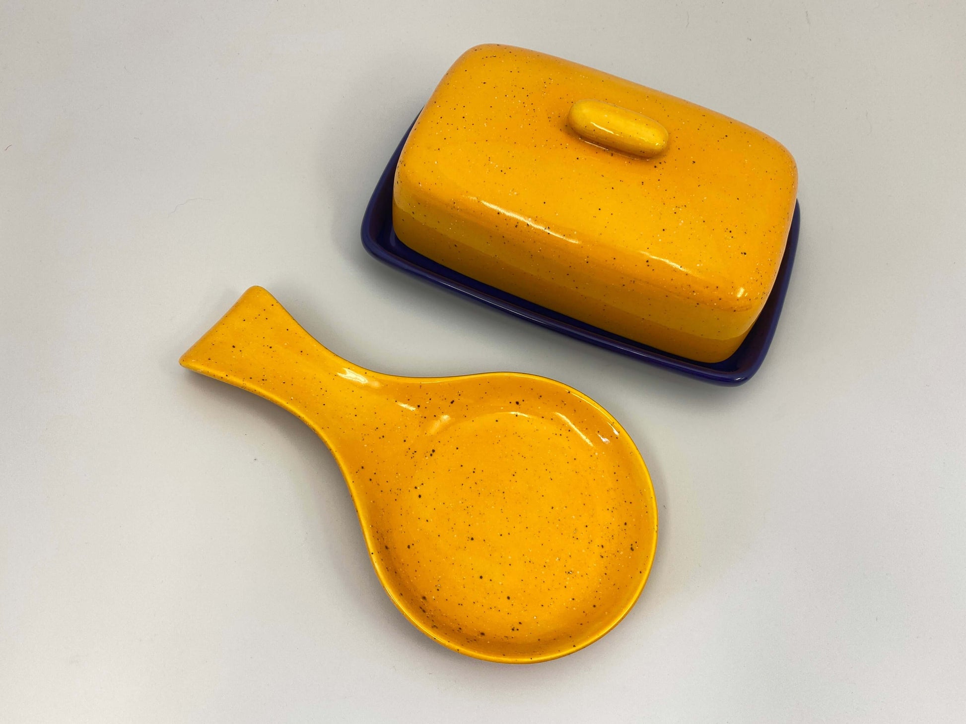 butter dish and spoon rest