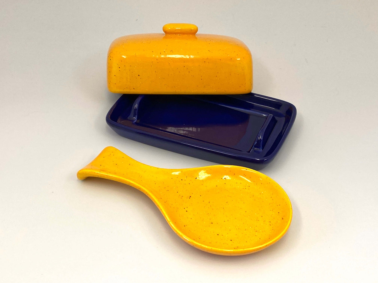 butter dish and spoon rest