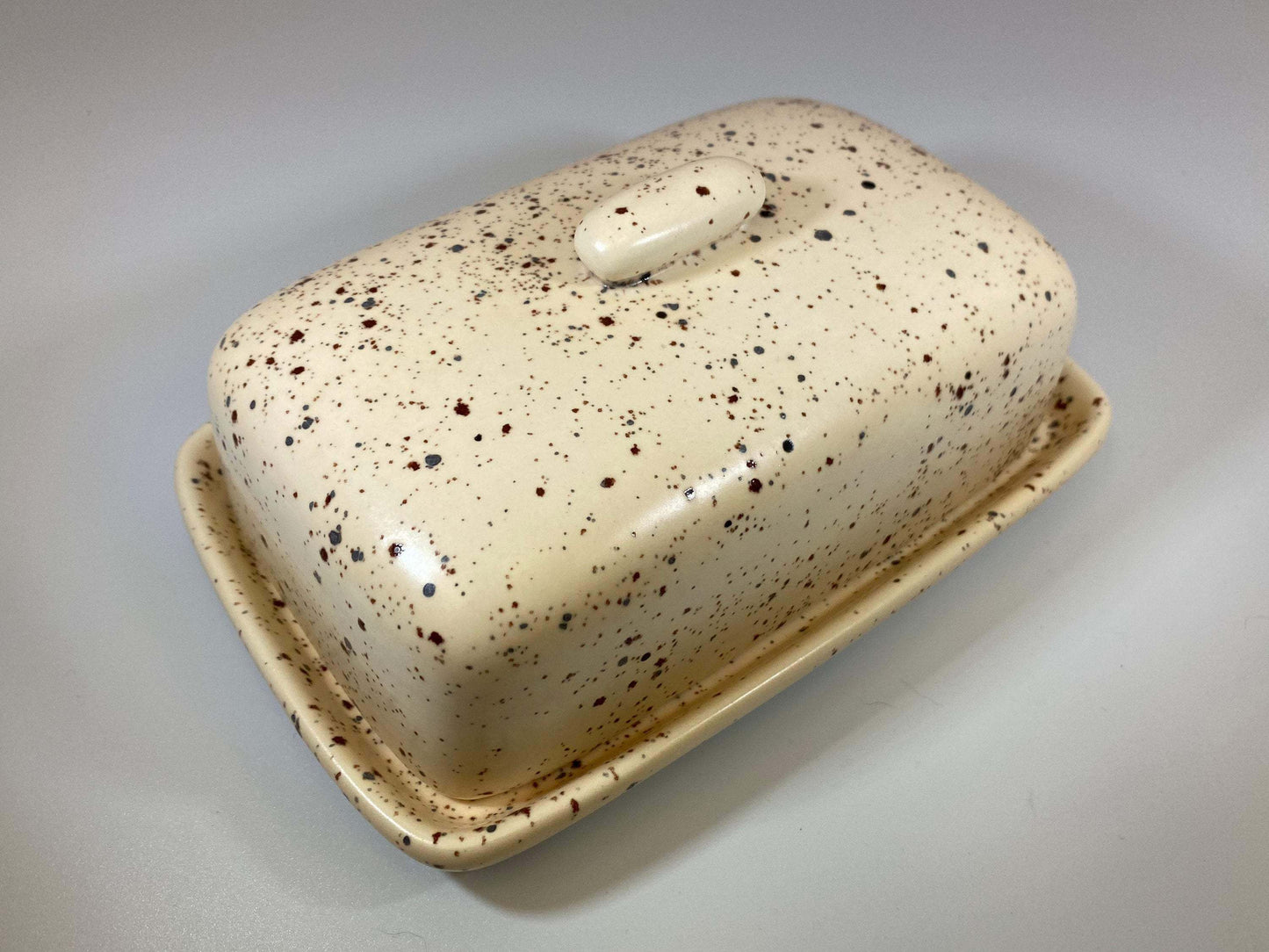 Handmade Ceramic Butter Dish, Butter Keeper