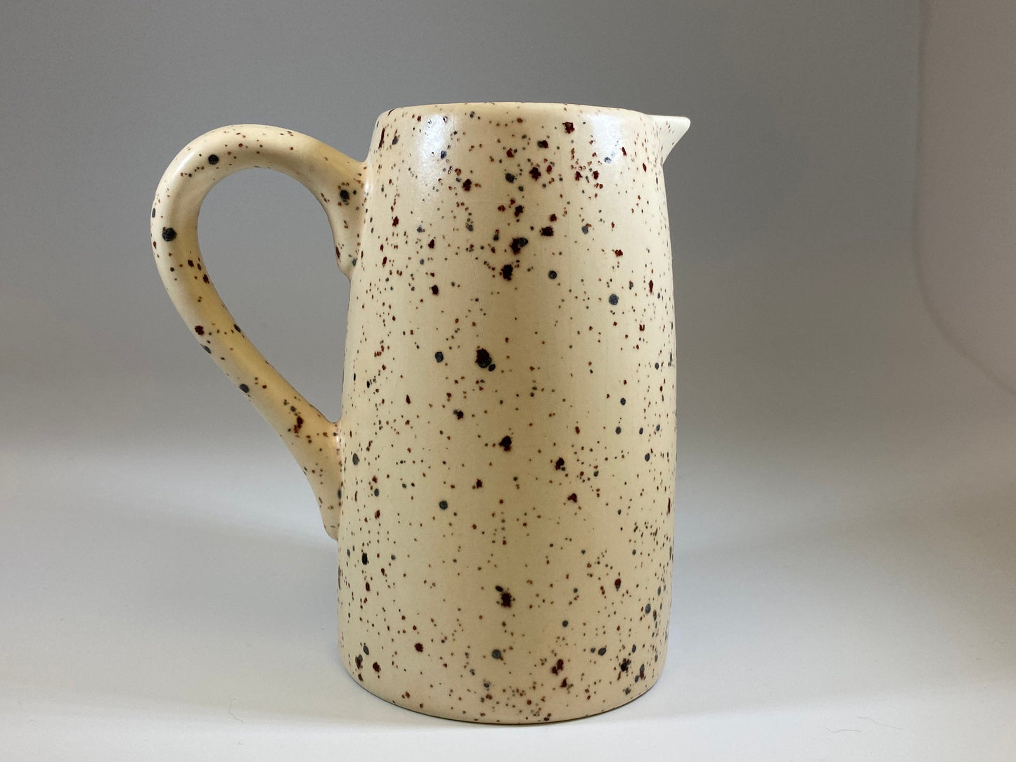 Handmade Cream Jug, Creamer, Honey Speckled Glaze - PeterBowenArt