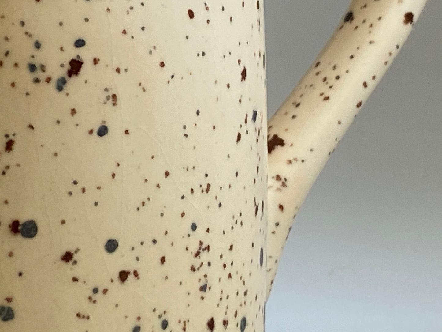 Handmade Cream Jug, Creamer, Honey Speckled Glaze - PeterBowenArt