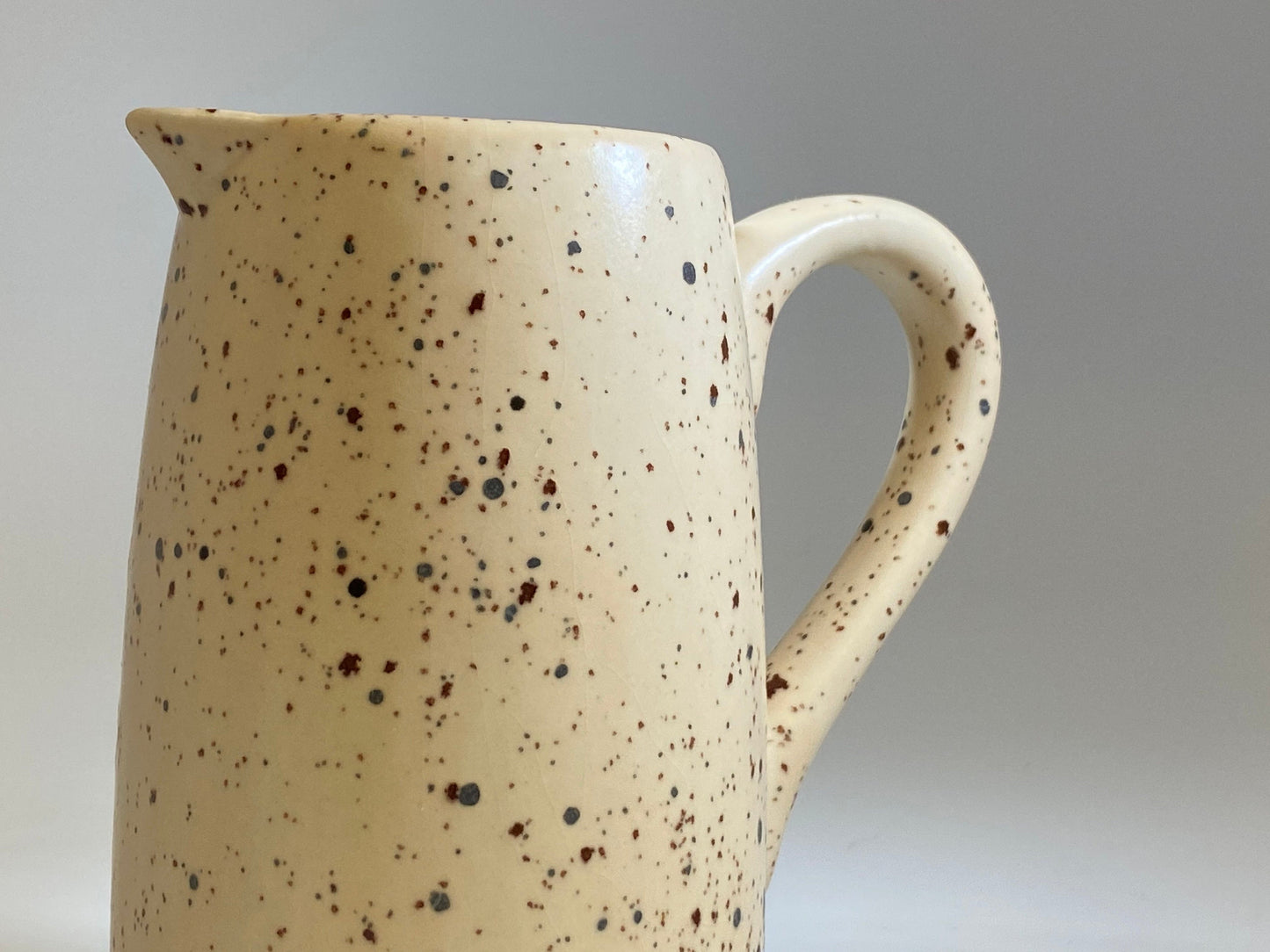 Handmade Cream Jug, Creamer, Honey Speckled Glaze - PeterBowenArt