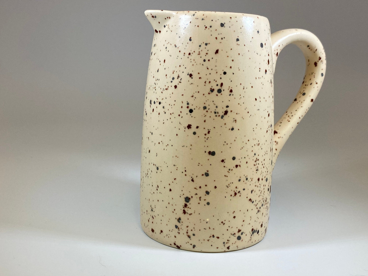 Handmade Cream Jug, Creamer, Honey Speckled Glaze - PeterBowenArt